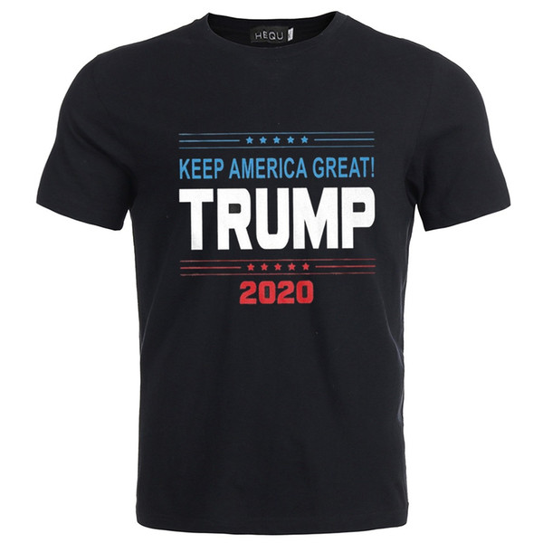 hot Donald Trump T Shirt Keep America Great Homme O-Neck Short Sleeve Shirts Pro T-Shirt cotton short sleeve printed T-shirt Trump Gifts