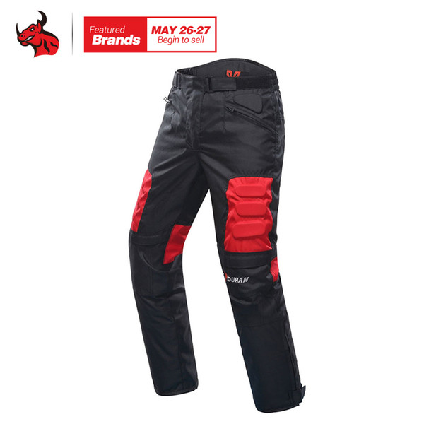 DUHAN Motorcycle Pants Motocross Off-Road Trousers Motorcycle Racing Pantalon Windproof Riding Pants Knee Protective Guards