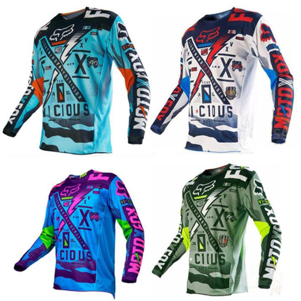 FOX downhill clothing breathable off-road shirt cycling clothing shirt men long-sleeved summer off-road motorcycle clothing custom