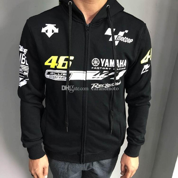 Mens Designer Jackets Hoodie racing moto riding hoody clothing Jacket Men Jacket cross Zip jersey sweatshirts yamaha Windproof coat WY001