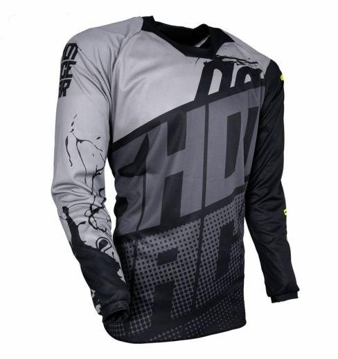 Men Riding Tops motorcy Team Moto Jersey Shirt MX MTB Off Road Mountain Bike DH Bicycle DH BMX Moto Cross moto Jersey yellow t