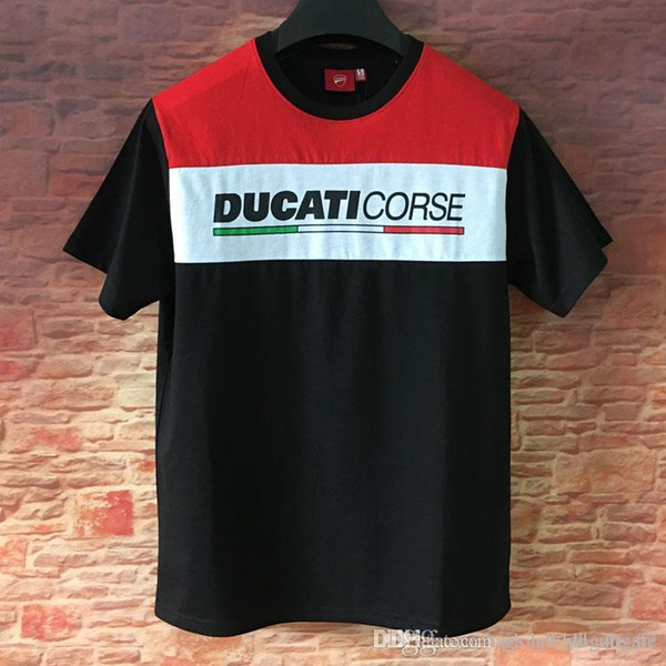 2020 DUCATI Summer Short T-Shirt Plus Size Breathable High Quality Short Sleeves Letter Print Style Tops On sale H01