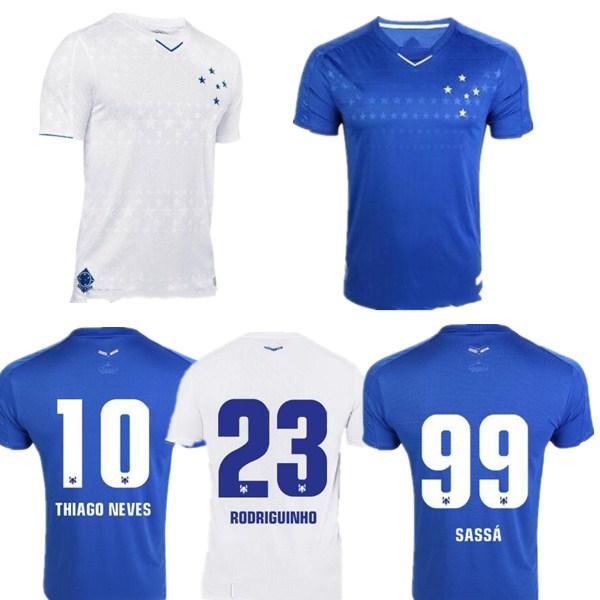 New Cruzeiro 2019 2020 Home kit football shirt RODRIGUINHO DEDé THIAGO NEVES SASSá FRED EGíDIO LéO away soccer jersey 19 20 thailand qualit