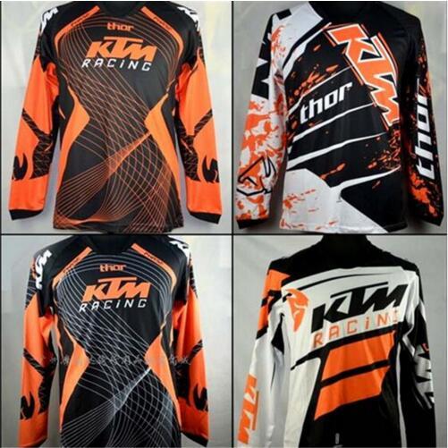 Brand-KTM Motocross jerseys T shirts OFF ROAD motorcycle Bicycle Cycling Jerseys Breathable Sweatshirt MTB Downhill jersey Quick Dry