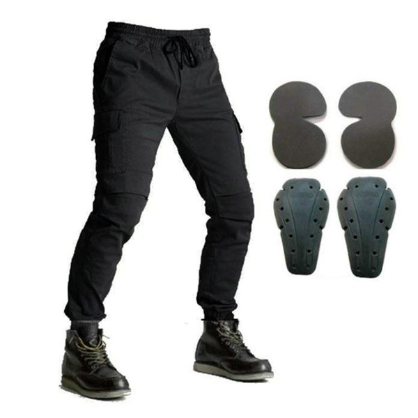 Motorcycle Riding Jeans with Armor for Men Women Denim Jeans Cargo Overalls Motocross Racing Beam Pants