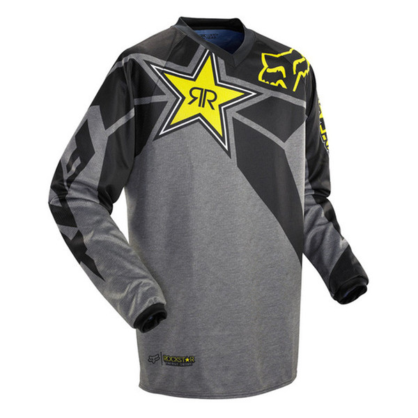 Moto jerseys 18 new Rockstar Jersey Breathable Motocross Racing Downhill Off-road Mountain Motorcycle shirt Sweatshirt T shirt