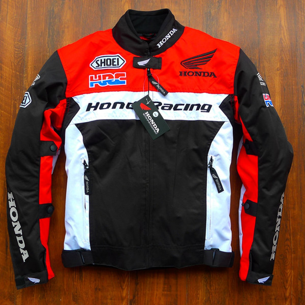 Men's Motocross Off-Road Racing Sports Jacket Motorcycle Windproof Riding Jaqueta Clothing with Five Protector Guards