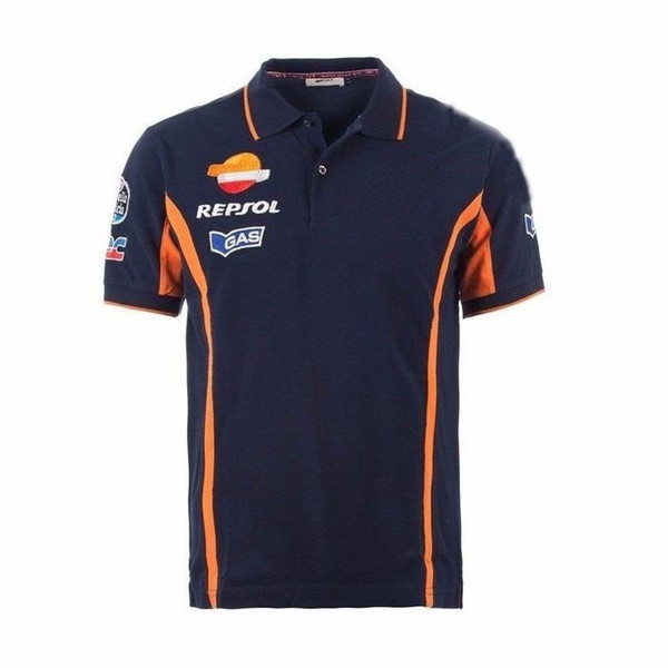 2017 2017 Repsol Gas Moto GP Team Polo Shirt Racing Clothing Motorbike Motorcycle T-shirt