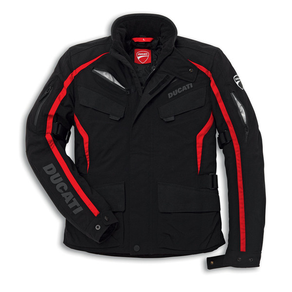 Ducati fabric jacket Tour 14 Rev'it black motorcycle jacket