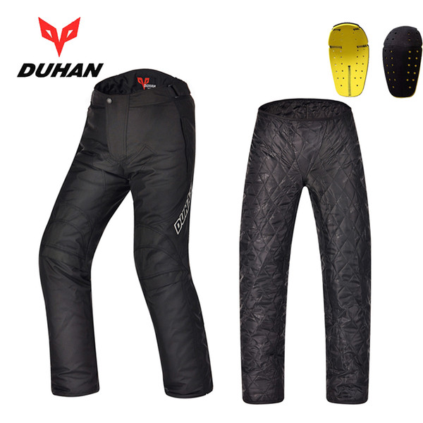 DUHAN DK09 motorcycle pants winter off-road motorbike Riding trousers protective clothing drop resistance windproof pants warm wearproof