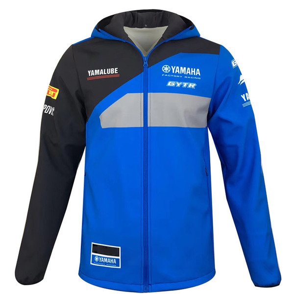 New arrival for yamaha motocross Sweatshirts Outdoor sports Softshell Jacket motorcycle racing jackets With zipper Keep warm