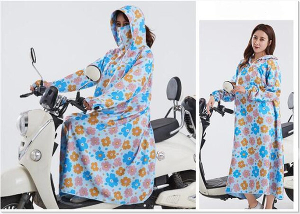 Motorcycle Bicycle Sun Protection Clothing Female Long Section UV Summer Car Bike Full Body Sunshade Hoodie Onesies Riding clothing