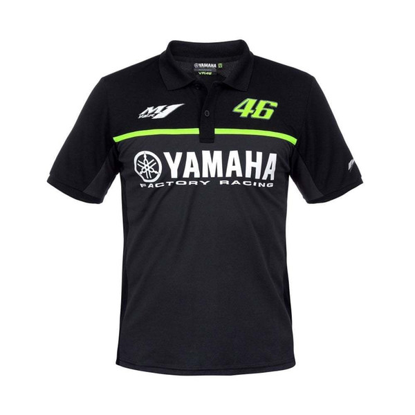 2022Moto GP for Yamaha M1 YZR Team Polo Shirt Riding Motorcycle Racing Black Cotton T-shirt