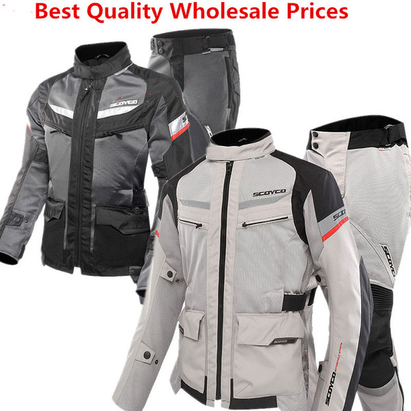 Motorcycle Tracksuits Long-Distance Cycling Jacket locomotive Breathable Shatter-Resistant Motorcycle Suit men's knight Racing Suit Quality