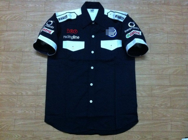 Embroidery F1 Shirt Supercar Racing Cotton Shirt for Motorcycle shirt C69