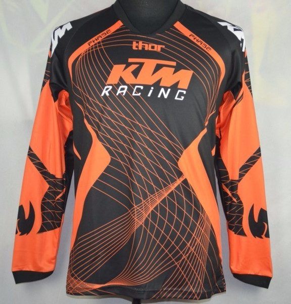 Brand-Men KTM Dirt Bike MTB motocross racing jersey motorcycle cycling t-shirt offroad jersey protection Shirt perspiration wicking T-shirt