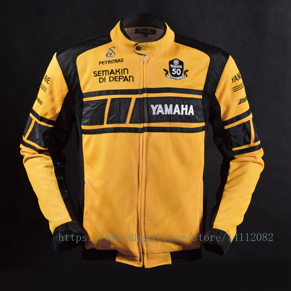 MOTOGP 50-year Anniversary Jacket for YAMAHA Racing Team Summer Motorcycle Mesh Breathable Jacket Coat with 5 Protective Gear