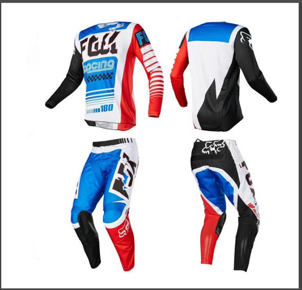 2018 Fo x 360 Moto Gear Set Jersey + Pants Motocross Suit Off-Road Motorcycle Sportswear Suit MX ATV Bike Riders Clothes