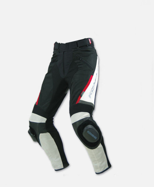 2022New leather komine PK717 summer style mesh fabric leather motorcycle racing Pants Specials