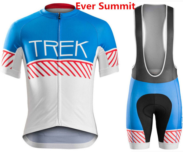 2019 Pro Summer TREK Cycling Jersey Team Short Sleeve Ropa Ciclismo Maillot Quick Dry Bycicle Clothing 9D Gel Pad Racing Suit