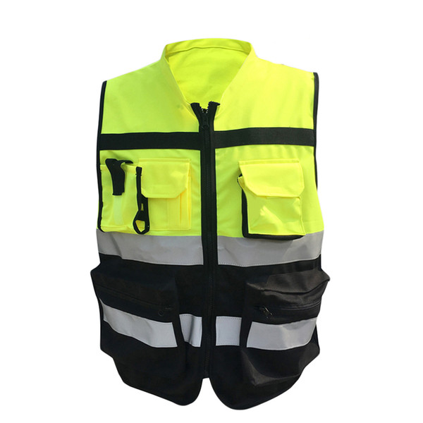 Reflective safety clothes Motorcycle Bicycle Racing High Visibility Reflective Warning Cloth Jacket Vest