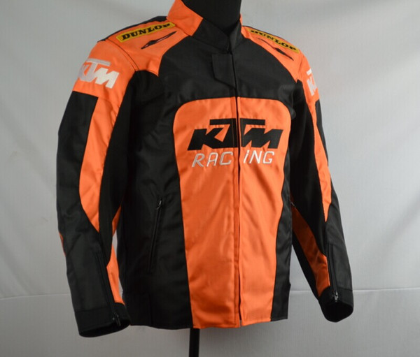 New Hot sales Latest KTM Men's Motorcycle riding jackets Racing clothing With removable cotton gall and protective gear