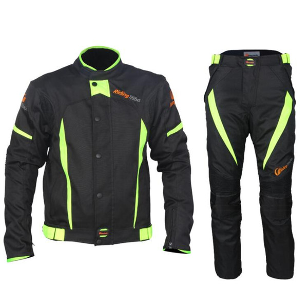 NEW ARRIVE! Riding Tribe Black Reflect Racing Winter Jackets and Pants,Motorcycle Waterproof Jackets Suits Trousers