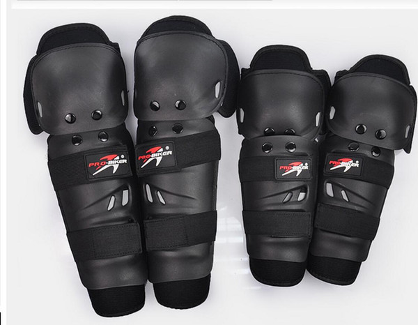 PRO-BIKER High density ABS Motorcycle Motocross Armor Elbow and Knee Pads 4pcs Motorcycle Elbow and Knee