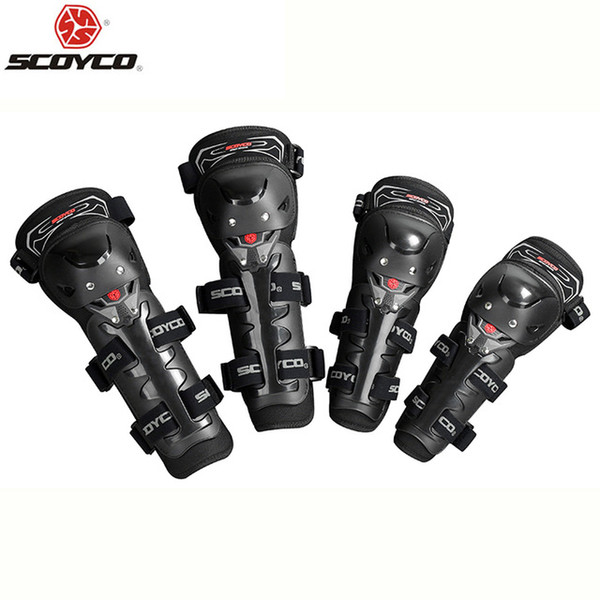 Motorcycle Protective kneepad High Quality CE Knee Protector Moto Racing Guards Motocross Scoyco K11H11-2 Black red motocicleta