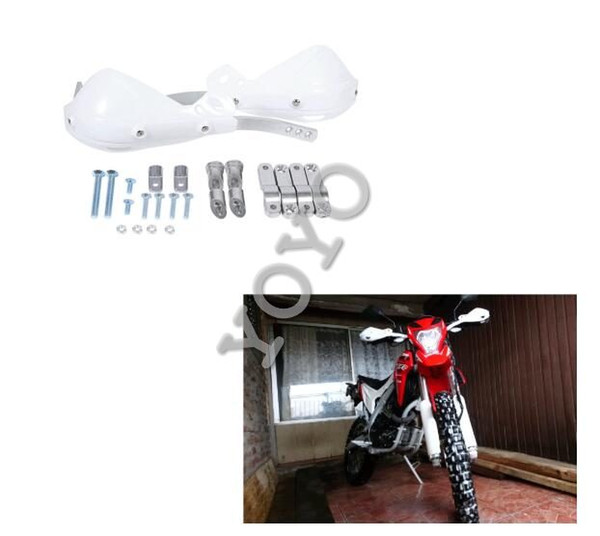 1Pair Motorcycle Handlebar Hand Guard Protector Protection Universal Aluminum Hand Guards for Motorcycle Dirt Bike ATV Motocross