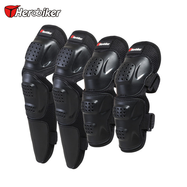 2016 HEROBIKER Motocross Off-Road Dirt Bike Elbow & Knee Protective Gears Sets Motorcycle Riding Kneepad Brace Protector Guard