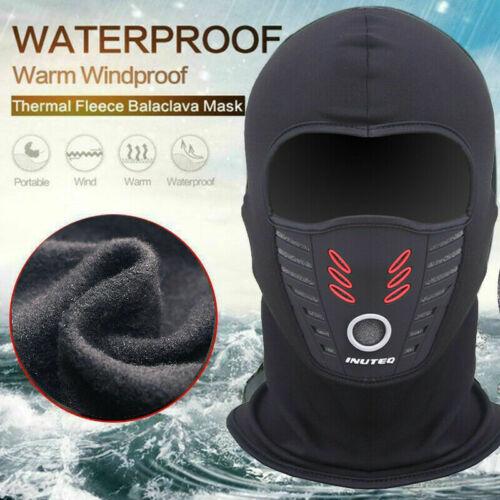 Mens Winter Warm Fleece Balaclava Thermal Motorcycle Ski Breathable Face Mask