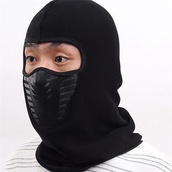 Cycling Winter Fleece Warm Full Face Cover Anti-dust Windproof Ski Mask Snowboard Hood Anti-dust Bike Thermal Balaclavas Scarf