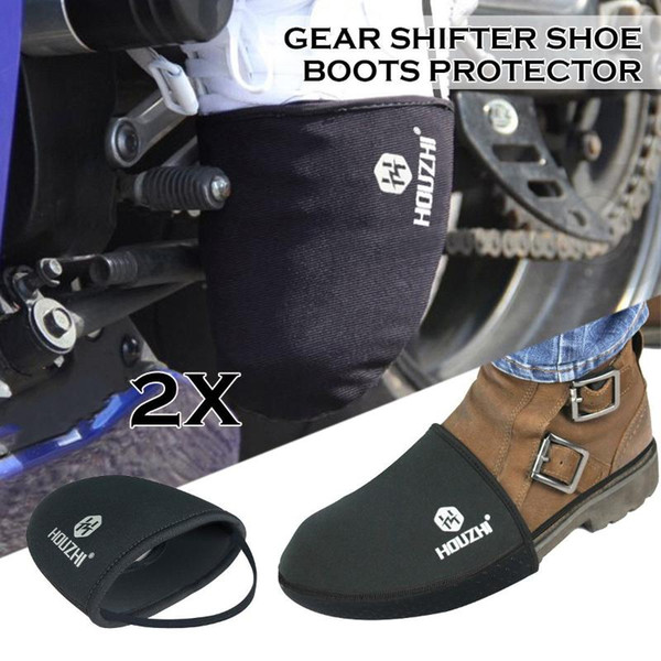 2PCS Motorcycle Shoe Boot Protector Anti-slip Shift Shoe Boot Cover Protective Gear Waterproof Shift jacket Gear Shifter Cover