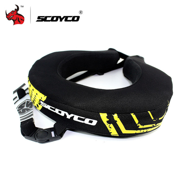 motorcycle protector SCOYCO Motorcycle Protector Downhill ATV MTB Bike Long-Distance Racing Protective Brace Motocross Neck Guard Black