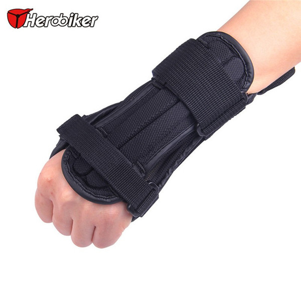 Herobiker Motorcycle Skiing Arm Guard Wrist Support Motorcycle Protective Gears Hand Guards Lycra Sports Hand EVA Protector