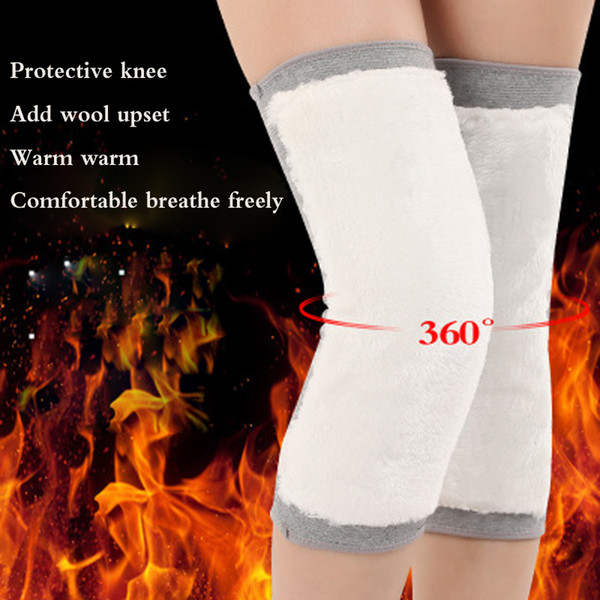 HOT Motorcycle knee protection warm winter biker warm and plush knee pads thicken and lengthen the pads of men women