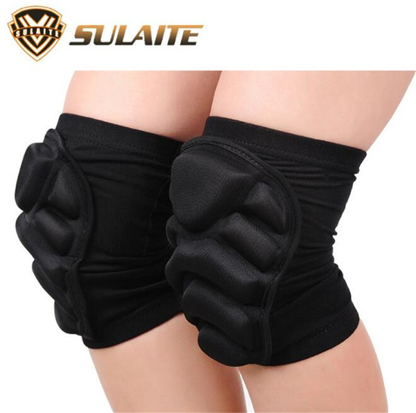 SULAITE Motorcycle Knee Black Sports Knee Bicycle Pads Racing ATV Pads Motocross Racing Guard Protective Gear