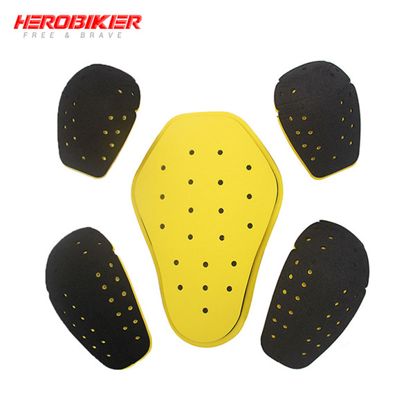 HEROBIKER Motorcycle Protector EVA Racing Protection Motocross Shoulders Elbows Back 5 Pieces Protective Gears Equipement Moto