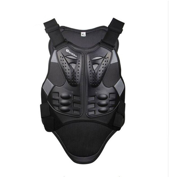 Motocross Racing Motorcycle Armor Body Protection Jacket with Black Reflective Motorcycle Armor