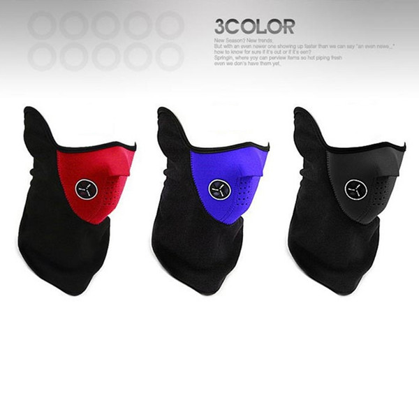 Outdoor Neck Warmer Face Mask Cold Weather Warm Motorbike Wool Bicycle Ice Scarf