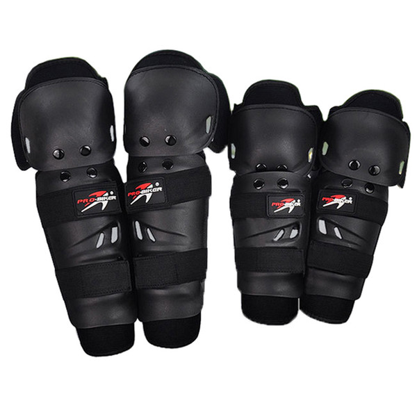 4 Pieces/ Set Hot Sale Safety Outdoor Motorcycle Protective Kneepad Motocross Protector Racing Knee Pads Elbow Gear Adjustable EVA Cushion