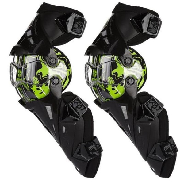 Scoyco K12 Green Protective kneepad Motorcycle Knee pad Protector Sports Scooter Motor-Racing Guards Safety gears Race brace CE Approval