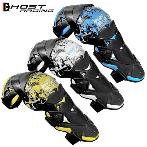 Ghost Racing Motorcycle Knee Pads Protector ATV Motocross Knee Pads Sports Scooter Motor-Racing Guard Safety Ski Guard