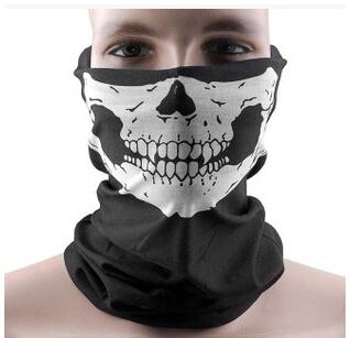 300pcs Skull Design Multi Function Bandana Motorcycle Biker Face Mask Neck Tube Scarf Free Shipping