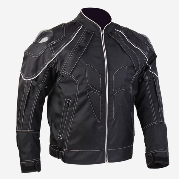 ILM New Motorcycle Racing Jacket With Carbon Fiber Armor Shoulder Professional Mesh Breathable Motocross Jacket Black Size S-XXL