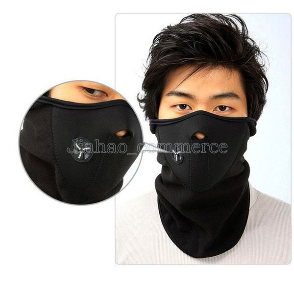 100pcs/lot Free DHL Neoprene Snowboard Ski Cycling Face Mask Neck Warmer Bike ski mask Bicycle Face Mask With OPP Bag Packing