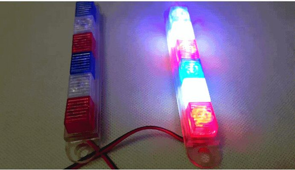 For modified motorcycle accessories motorcycle waterproof flash lamp decoration lamp red and blue the lanterns 12v