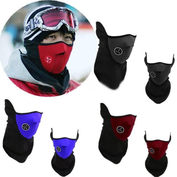 New Thermal Neck warmers Fleece Balaclavas CS Hat Headgear Winter Skiing Ear Windproof Warm Face Mask Motorcycle Bicycle Scarf