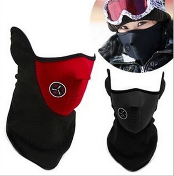 500pcs HOT sale 3 colors Neoprene Snowboard Ski Cycling Face Mask Neck Warmer Bike Bicyle ski mask Motorcycle Bicycle Scarf D475